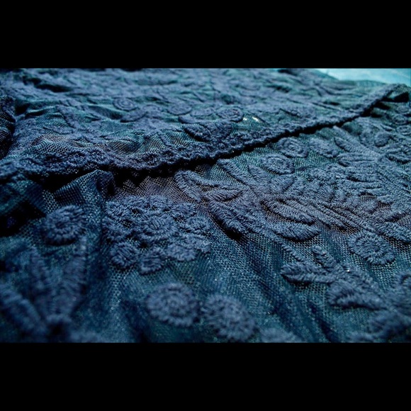 Express Bohemian Baroque Renaissance Lace Tank Dress - Picture 6 of 6